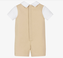 Load image into Gallery viewer, BOSS Baby Boys Beige Cotton Waistcoat Suit Shortie