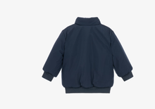 Load image into Gallery viewer, BOSS Boys Navy Blue & Sherpa Fleece Reversible Jacket