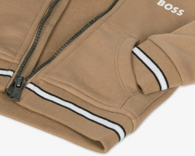 Load image into Gallery viewer, HUGO BOSS Boys Beige Jersey Tracksuit