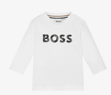 Load image into Gallery viewer, HUGO BOSS Boys White Cotton Top