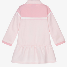 Load image into Gallery viewer, HUGO BOSS Girls Pink Cotton Polo Shirt Dress