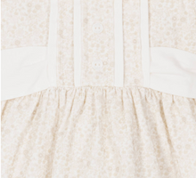 Load image into Gallery viewer, PATACHOU Baby Girls Beige Cotton Floral Dress