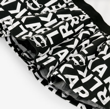 Load image into Gallery viewer, KARL LAGERFELD Girls Black & White Cotton Dress with Logo Print