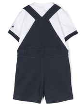 Load image into Gallery viewer, HUGO BOSS Logo-print dungarees set