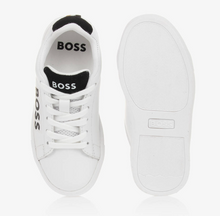 Load image into Gallery viewer, HUGOB BOSS White Leather Trainers