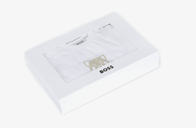 Load image into Gallery viewer, BOSS Baby Boys White & Beige Cotton & Linen Shorts Set