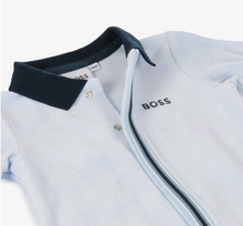 Load image into Gallery viewer, HUGO BOSS Boys Velour Babygrow