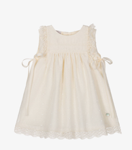 Load image into Gallery viewer, PAZ RODRIGUEZ Baby Girls Ivory Cotton Dress