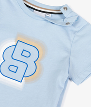Load image into Gallery viewer, HUGO BOSS Boys Blue Cotton Double B T-Shirt