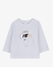 Load image into Gallery viewer, KARL LAGERFELD logo-print cotton tracksuit set