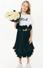 Load image into Gallery viewer, KARL LAGERFELD Girls White Organic Cotton T-Shirt