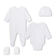 Load image into Gallery viewer, HUGO BOSS logo-print cotton pajamas (set of four)