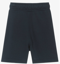Load image into Gallery viewer, HUGO BOSS Boys Navy Blue Cotton Jersey Shorts