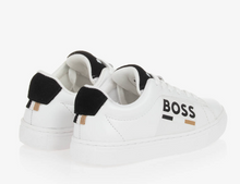 Load image into Gallery viewer, HUGOB BOSS White Leather Trainers