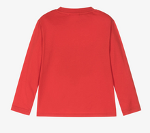 Load image into Gallery viewer, HUGO Boys Red Organic Cotton Top