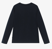 Load image into Gallery viewer, HUGO BOSS Boys Navy Blue Dream Big Cotton Top