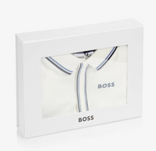 Load image into Gallery viewer, HUGO BOSS Baby Boys Navy Blue Cotton Romper