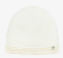 Load image into Gallery viewer, PAZ RODRIGUEZ Ivory Wool Knit Baby Hat