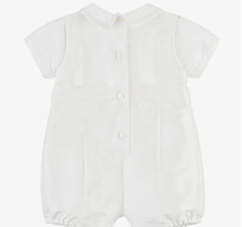 Load image into Gallery viewer, PATACHOU Baby Boys Ivory Satin Shortie