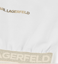 Load image into Gallery viewer, KARL LAGERFELD KIDS Girls White & Ivory Voile Dress