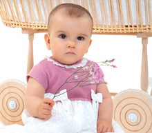 Load image into Gallery viewer, PATACHOU Pink knit and voile dress