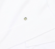 Load image into Gallery viewer, PAZ RODRIGUEZ White Organic Cotton Blanket (98cm)