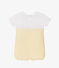 Load image into Gallery viewer, PAZ RODRIGUEZ Baby Boys Yellow Cotton Knit Shortie