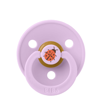 Load image into Gallery viewer, BIBS Pacifier Studio Colour 2 PACK Ladybug Latex size 1 Violet Sky Mix