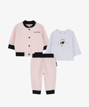 Load image into Gallery viewer, KARL LAGERFELD logo-print cotton tracksuit set