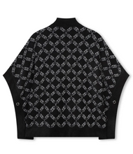 Load image into Gallery viewer, MICHAEL KORS MK Empire logo-jacquard cape