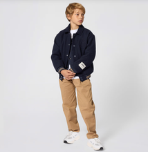 Load image into Gallery viewer, BOSS Boys Navy Blue Varsity Jacket with Crest Embroidery