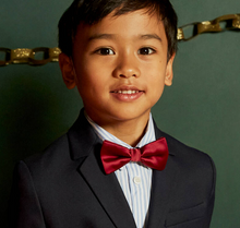 Load image into Gallery viewer, HUGO BOSS Boys Navy Blue Twill Suit