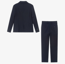 Load image into Gallery viewer, HUGO BOSS Boys Navy Blue Twill Suit