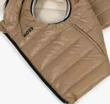 Load image into Gallery viewer, HUGO BOSS Baby Boys Beige Down Padded Reversible Gilet