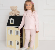 Load image into Gallery viewer, PATACHOU Girls Pink Cotton Jersey Trouser Set