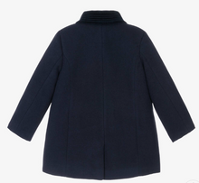 Load image into Gallery viewer, PATACHOU Boys Navy Blue Felted Coat