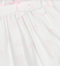Load image into Gallery viewer, PATACHOU Baby Girls Ivory & Pink Cotton Toile de Juoy Dress