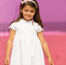 Load image into Gallery viewer, PATACHOU White dress made in cotton satin