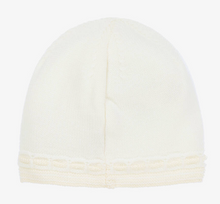 Load image into Gallery viewer, PAZ RODRIGUEZ Ivory Wool Knit Baby Hat