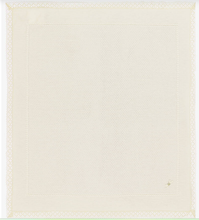 Load image into Gallery viewer, PAZ RODRIGUEZ Ivory Wool Baby Shawl with Lace Trim (100cm)