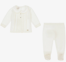 Load image into Gallery viewer, PAZ RODRIGUEZ Ivory Wool 2 Piece Babygrow