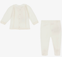 Load image into Gallery viewer, PAZ RODRIGUEZ Ivory Wool 2 Piece Babygrow