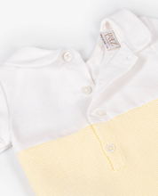 Load image into Gallery viewer, PAZ RODRIGUEZ Baby Boys Yellow Cotton Knit Shortie