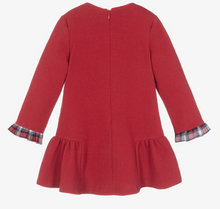 Load image into Gallery viewer, PAZ RODRIGUEZ Girls Red Cotton Jersey Dress