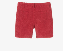 Load image into Gallery viewer, PAZ RODRGUEZ Red Corded Shorts