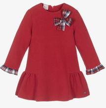 Load image into Gallery viewer, PAZ RODRIGUEZ Girls Red Cotton Jersey Dress