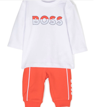 Load image into Gallery viewer, HUGO BOSS logo-print tracksuit set