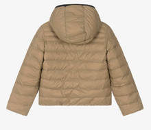 Load image into Gallery viewer, HUGO BOSS Beige & Black Reversible Puffer Jacket