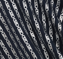 Load image into Gallery viewer, MICHAEL KORS Girls Navy Blue & Silver Dress