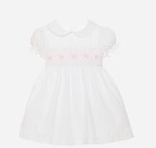 Load image into Gallery viewer, PATACHOU White dress made in cotton satin